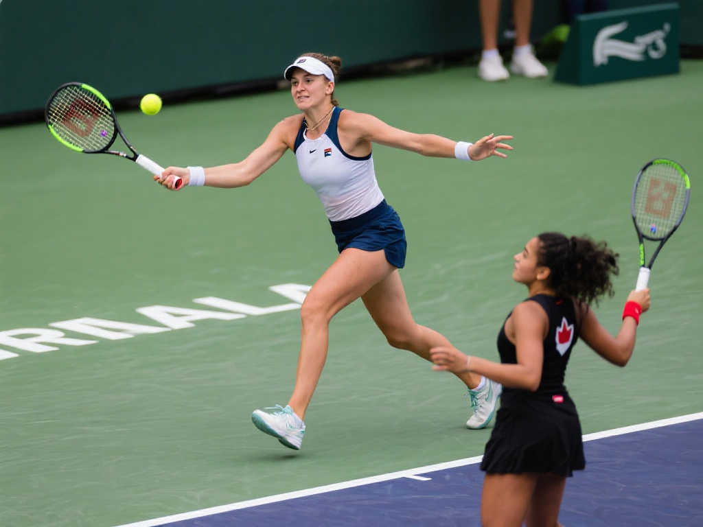 莱巴金娜直落两盘力克安德莱斯库，强势挺进马德里大师赛第三轮